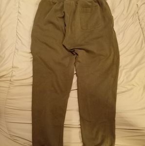 The north face med green joggers